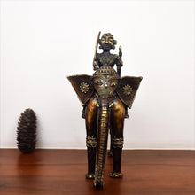 Load image into Gallery viewer, Bastar Art | Elephant with rider | Tribal Handicraft | Home decor | BA018
