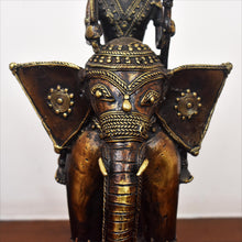 Load image into Gallery viewer, Bastar Art | Elephant with rider | Tribal Handicraft | Home decor | BA018