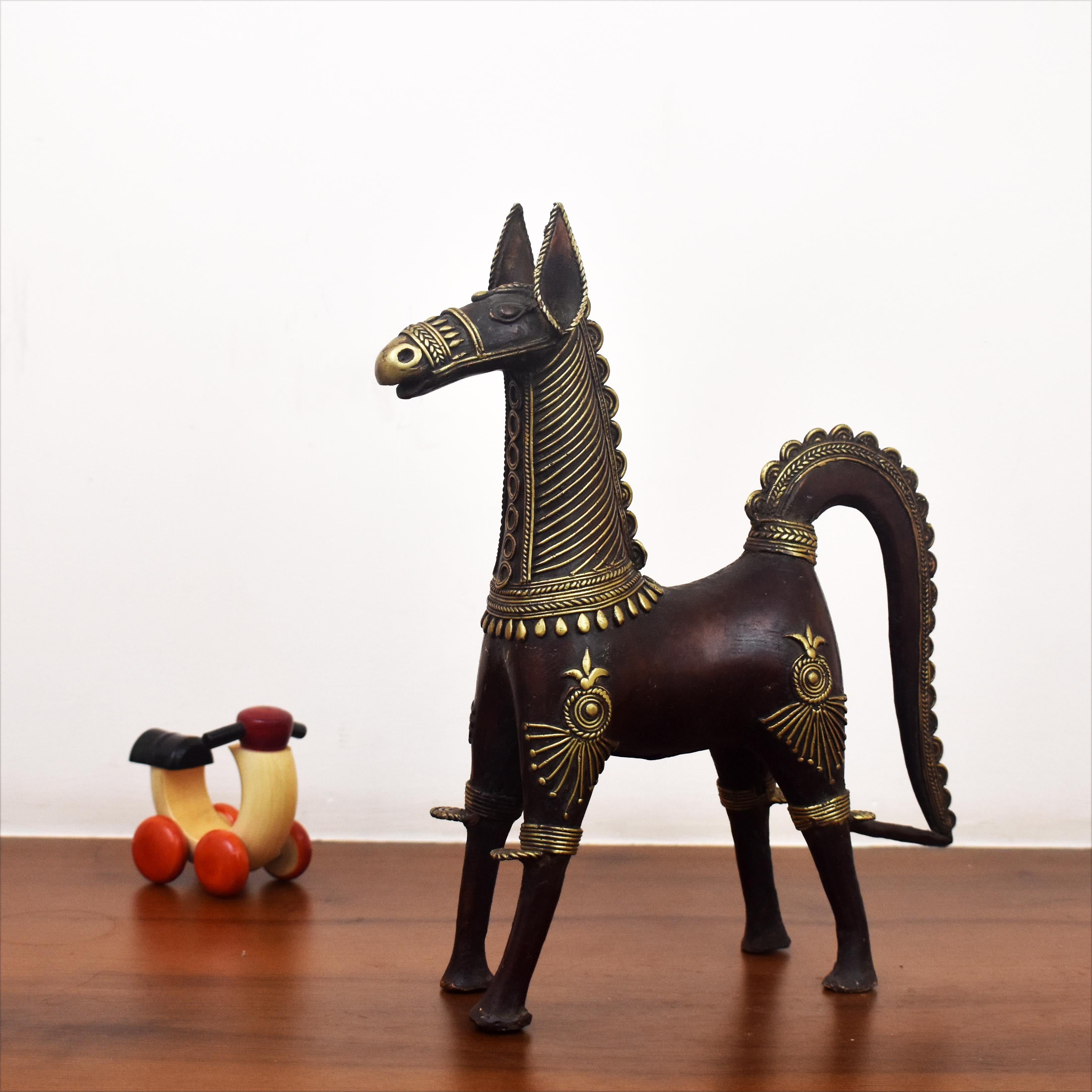 Bastar Art | Horse | Tribal Handicraft | Home decor | BA022 – Bastar Arts