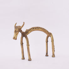 Load image into Gallery viewer, Bastar Art | Tribal upper Curved Bull | Tribal Handicraft | BA025