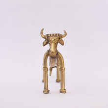 Load image into Gallery viewer, Bastar Art | Tribal lower Curved Bull | Tribal Handicraft | BA026