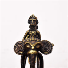 Load image into Gallery viewer, Bastar Art | Elephant with two riders | Tribal Handicraft | Home decor | BA030