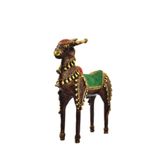 Load image into Gallery viewer, Bastar Art | Colored Decorated Nandi | Tribal Handicraft | BA036