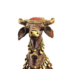 Load image into Gallery viewer, Bastar Art | Colored Decorated Nandi | Tribal Handicraft | BA036