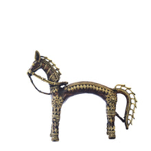 Load image into Gallery viewer, Horse Dhokra Art | Tribal Handicraft | Home decor | Bastar Art | BA045