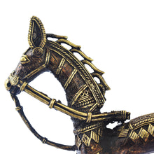 Load image into Gallery viewer, Horse Dhokra Art | Tribal Handicraft | Home decor | Bastar Art | BA045