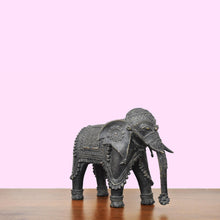 Load image into Gallery viewer, Elephant | Dhokra Art | Tribal Handicraft | Home decor | Bastar Art | BA051
