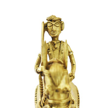 Load image into Gallery viewer, Horse Rider Dhokra Art | Tribal Handicraft | Home decor | Bastar Art | BA053