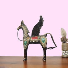 Load image into Gallery viewer, Pegasus Dhokra Art | Tribal Handicraft  | Home decor | Bastar Art | BA055