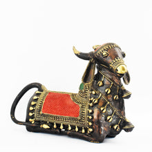 Load image into Gallery viewer, Nandi Dhokra Art | Tribal Handicraft | Home decor | Bastar Art | BA061