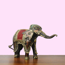 Load image into Gallery viewer, Bastar Art | Colorful Decorated Elephant Airawat | Tribal Handicraft | BA063