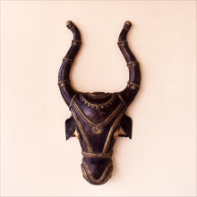 Load image into Gallery viewer, Bastar Art | Bull Mask | Tribal Handicraft | Home decor | BW001