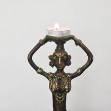 Load image into Gallery viewer, Bastar Art | Candle Stand | Tribal Handicraft | Home decor | BT012