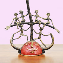 Load image into Gallery viewer, Bastar Art | Tribal Candle Stand | Tribal Handicraft | Home decor | BT013