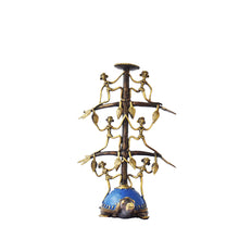 Load image into Gallery viewer, Bastar Art | Colored Turtle Candle Stand | Tribal Handicraft | Home decor | BT014