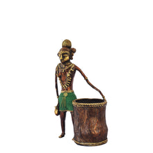 Load image into Gallery viewer, Tribal Women Pen Stand Bastar Art |  | Tribal Handicraft | Home decor | BT017
