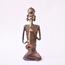 Load image into Gallery viewer, Tribal Musician Bastar Art | | Tribal Handicraft | Home decor | BT023