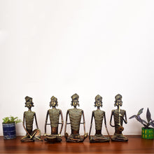 Load image into Gallery viewer, Tribal Musician Bastar Art | | Tribal Handicraft | Home decor | BT023