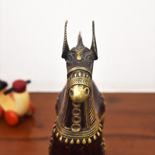 Load image into Gallery viewer, Bastar Art | Bell Metal Horse | Tribal Handicraft | BA006
