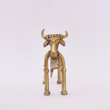 Load image into Gallery viewer, Bastar Art | Tribal lower Curved Bull | Tribal Handicraft | BA026
