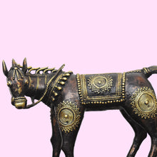 Load image into Gallery viewer, Horse Dhokra Art | Tribal Handicraft | Home decor | Bastar Art | BA043
