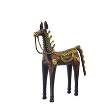 Load image into Gallery viewer, Horse Dhokra Art | Tribal Handicraft | Home decor | Bastar Art | BA049
