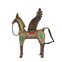 Load image into Gallery viewer, Pegasus Dhokra Art | Tribal Handicraft  | Home decor | Bastar Art | BA055
