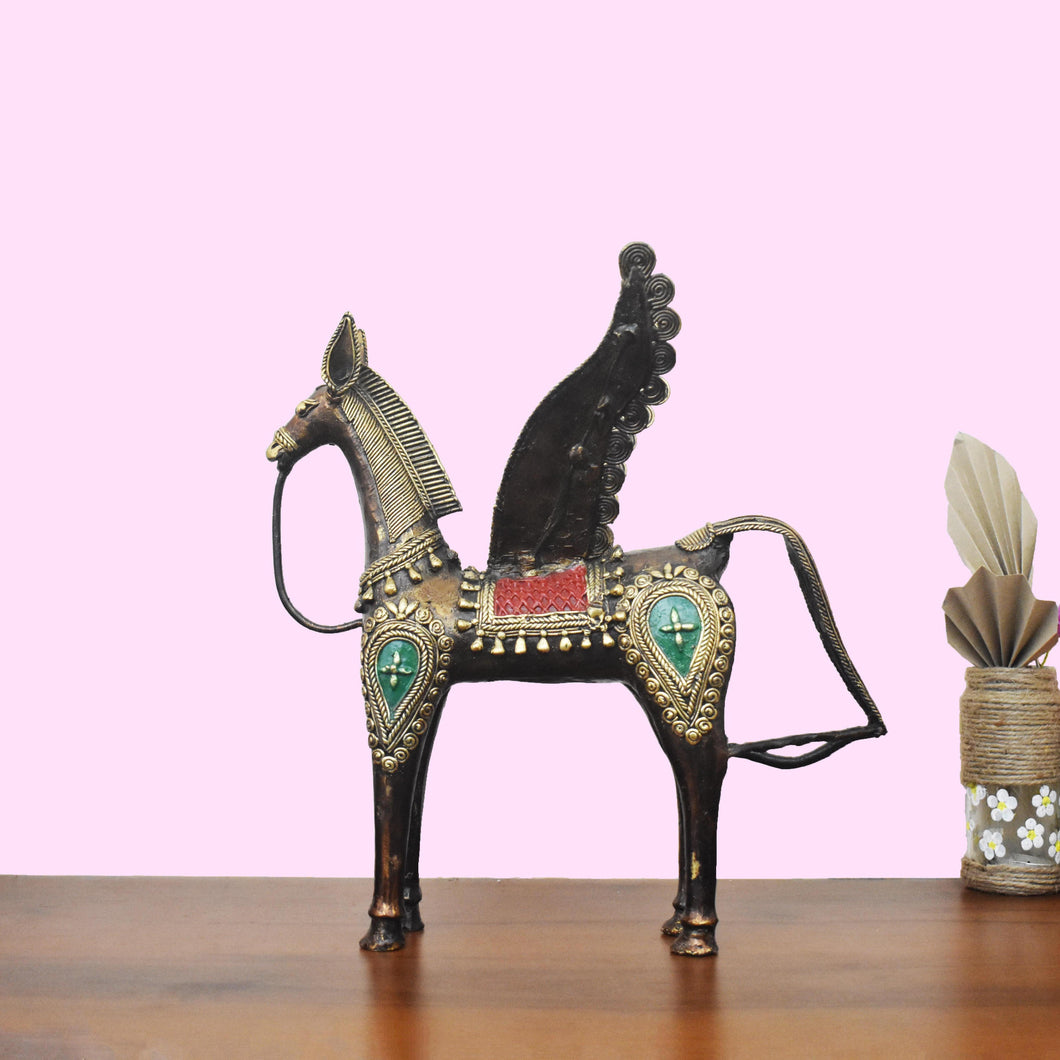 Pegasus Dhokra Art | Tribal Handicraft  | Home decor | Bastar Art | BA055